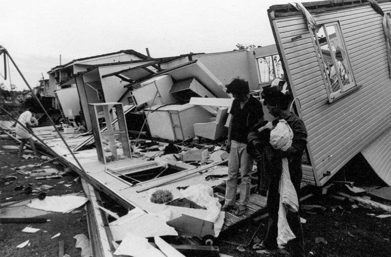 Brisbane Tornado 1973: image of damage
